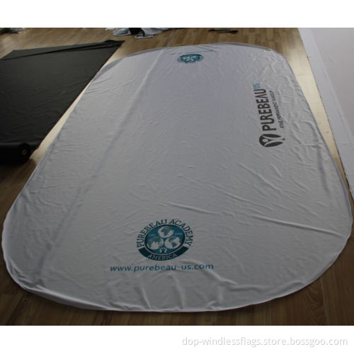 Full Back Flat Table Covers Fully Printed